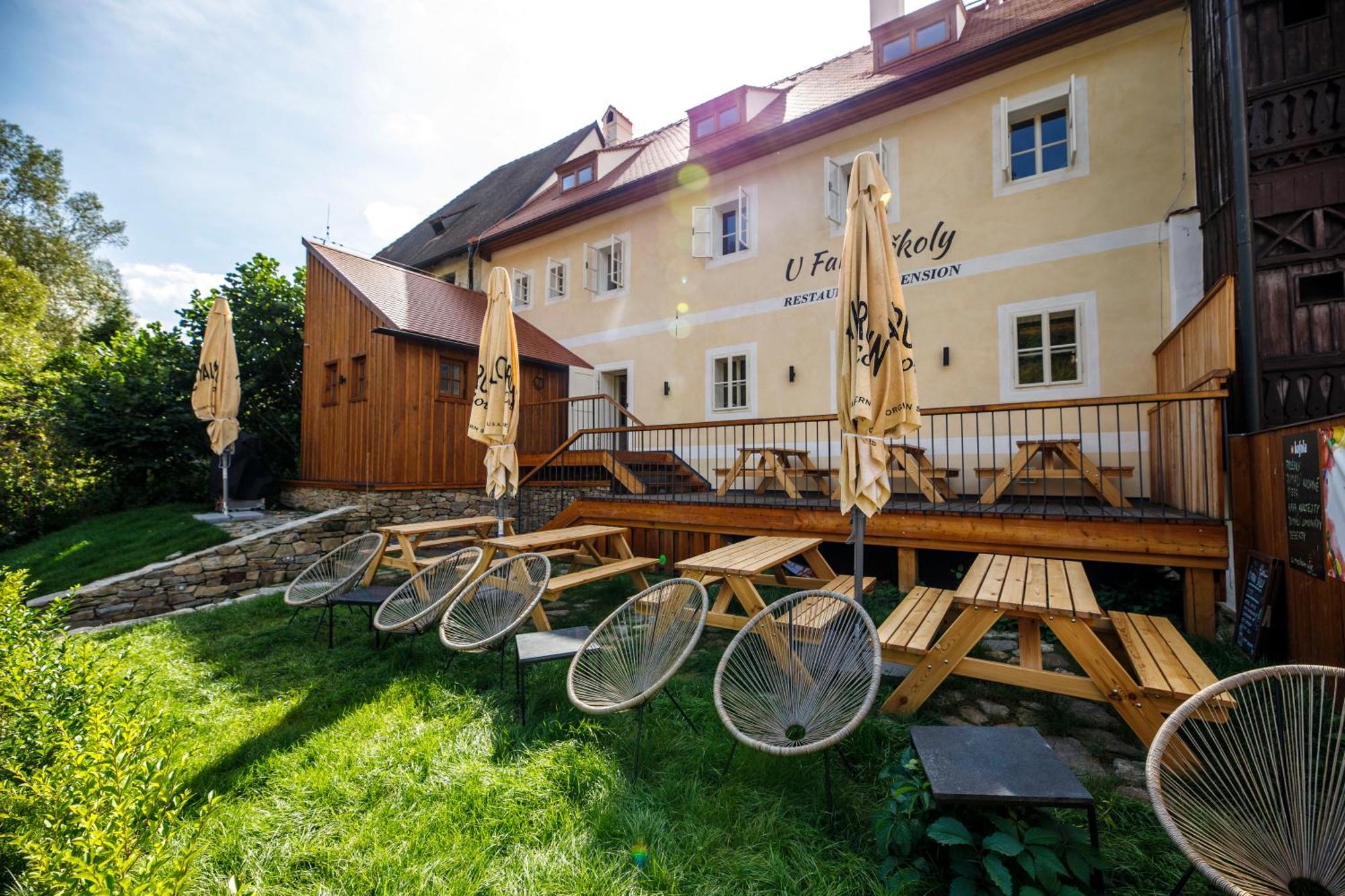 Pension U Farni Skoly Rožmberk nad Vltavou Exteriér fotografie